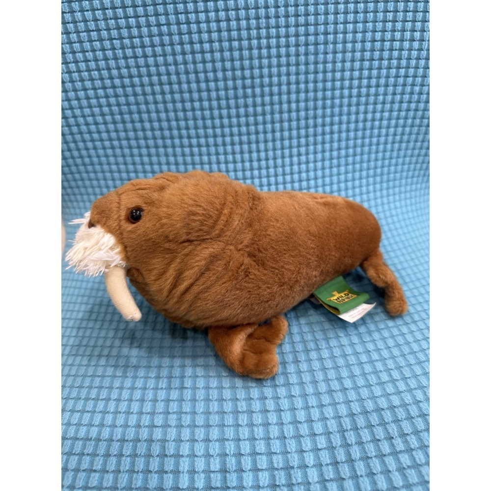 Wild Republic Plush Walrus with Tusks 10" 11477CK Stuffed Animal Toy